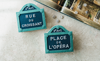 【1月12,13,14日】カルトナージュで"パリの標識"ボックスを作る