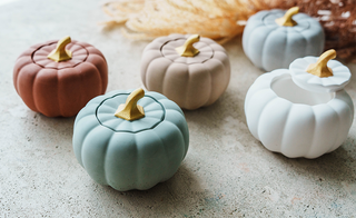【9月26-28,30日10月1日】石膏アートプラスターでかぼちゃの小物入れとスタンドを作る