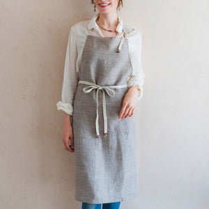 bêtises リネンエプロン 首かけ｜レーズンバター – bêtises(べティーズ)