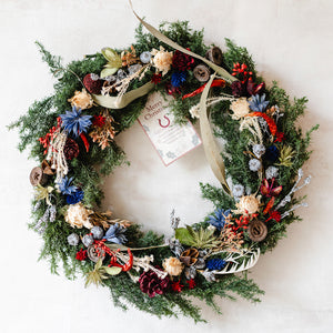 毎年大人気！プリザーブドフラワーのクリスマスリース2023 – bêtises