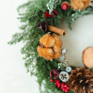 Amélie クリスマスリース 2025 A 20cm｜Gateau aux pommes