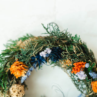 Amélie クリスマスリース 2025 B 20cm｜Blue lady